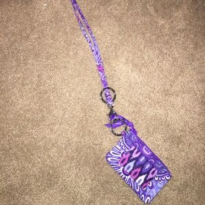 New Vera Bradley lanyard wallet